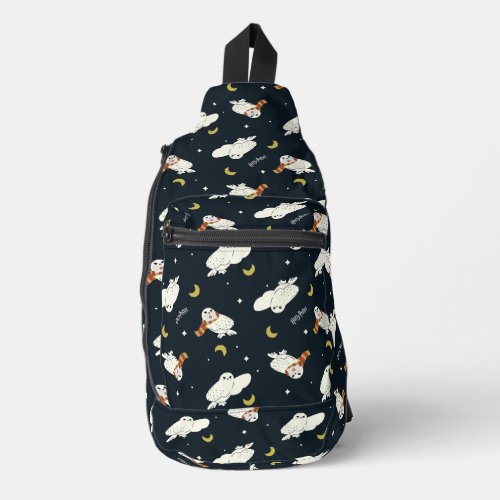 Hedwig Nighttime Moonlight Pattern Sling Bag