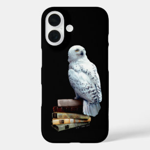 Hedwig on books iPhone 16 case