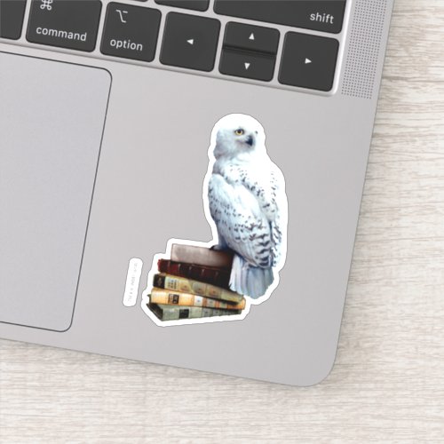 Hedwig on books sticker