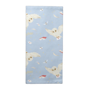 Hedwig Owl Post Letters and Books Pattern Cloth Napkin