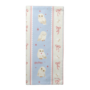Hedwig Owl Post Stripe Pattern Cloth Napkin