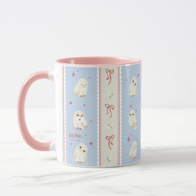 Hedwig Owl Post Stripe Pattern Mug (Left)