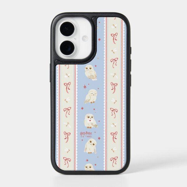 Hedwig Owl Post Stripe Pattern Otterbox iPhone Case (Back)