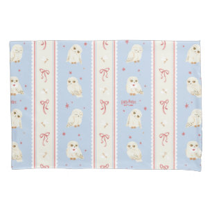 Hedwig Owl Post Stripe Pattern Pillow Case