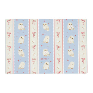 Hedwig Owl Post Stripe Pattern Placemat