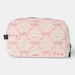 Hedwig Pink Ribbon Pattern Dopp Kit