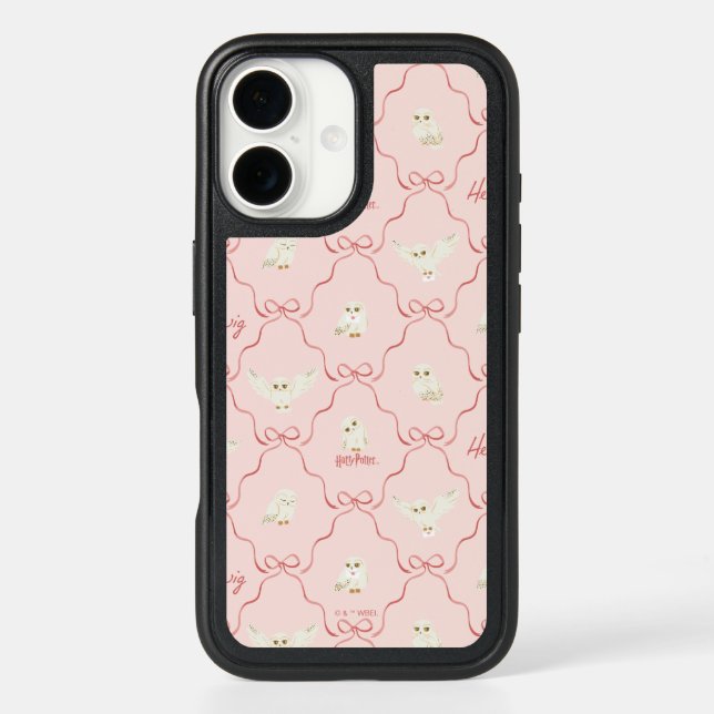 Hedwig Pink Ribbon Pattern Otterbox iPhone Case (Back)