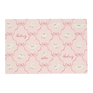 Hedwig Pink Ribbon Pattern Placemat