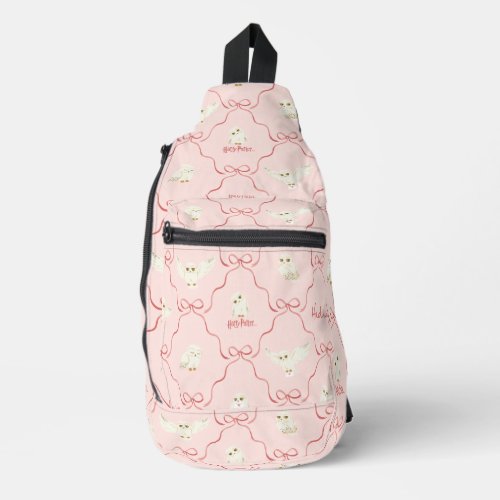 Hedwig Pink Ribbon Pattern Sling Bag