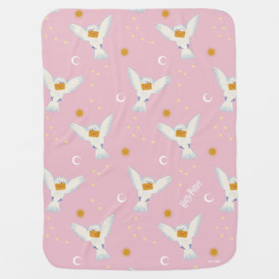 Hedwig Pink Solstice Pattern Baby Blanket