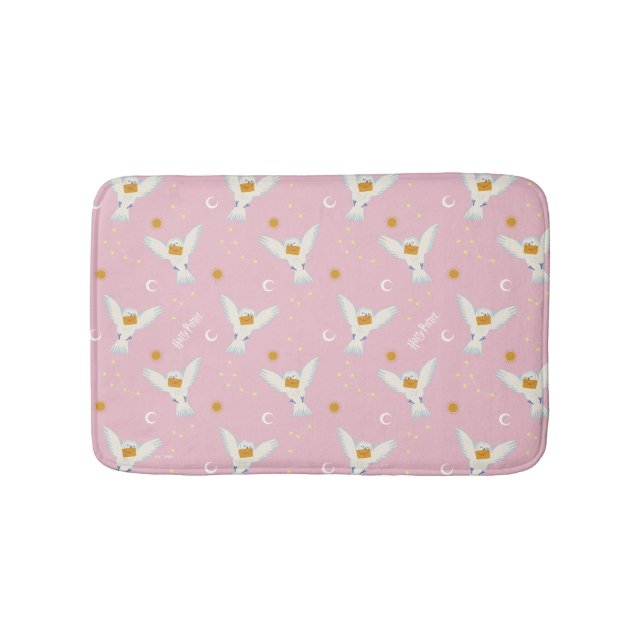 Hedwig Pink Solstice Pattern Bath Mat (Front)