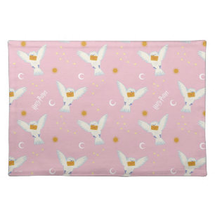 Hedwig Pink Solstice Pattern Cloth Placemat
