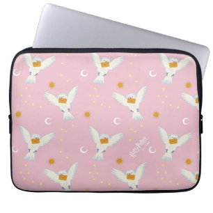 Hedwig Pink Solstice Pattern Laptop Sleeve