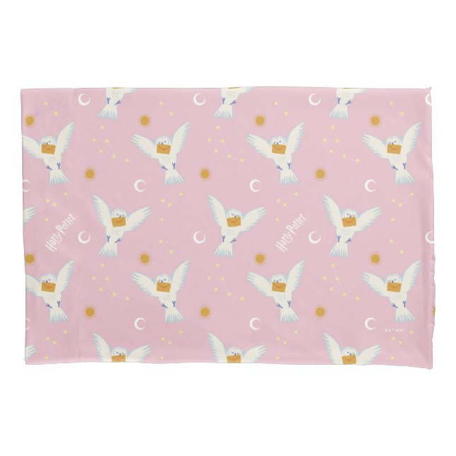Hedwig Pink Solstice Pattern Pillow Case (Front)