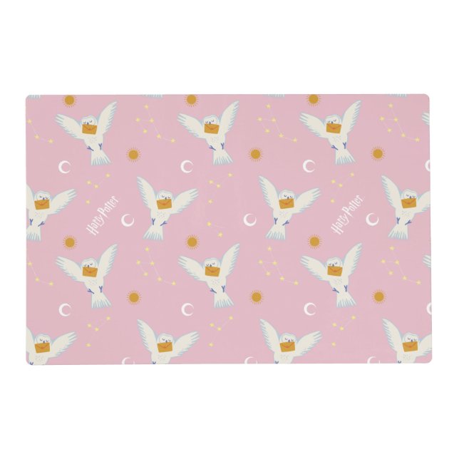 Hedwig Pink Solstice Pattern Placemat (Front)