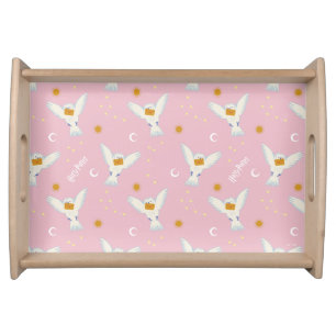 Hedwig Pink Solstice Pattern Serving Tray