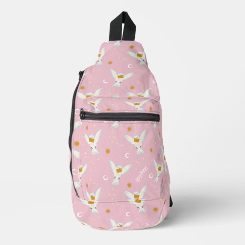 Hedwig Pink Solstice Pattern Sling Bag