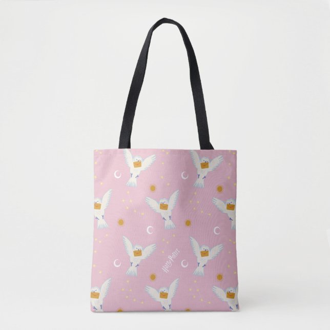 Hedwig Pink Solstice Pattern Tote Bag (Front)