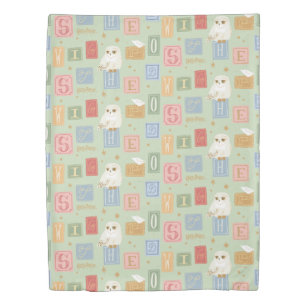 Hedwig Post Letter Block Pattern Duvet Cover