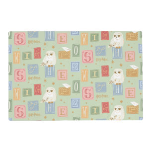 Hedwig Post Letter Block Pattern Placemat