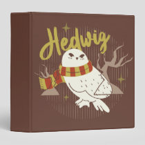 Hedwig Whimsical Forest Drawing 3 Ring Binder