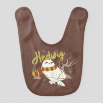 Hedwig Whimsical Forest Drawing Baby Bib
