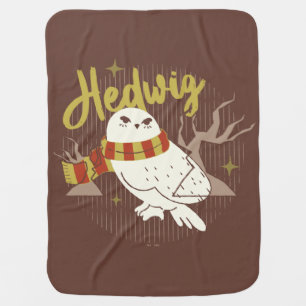 Hedwig Whimsical Forest Drawing Baby Blanket