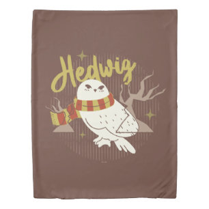 Hedwig Whimsical Forest Drawing Duvet Cover