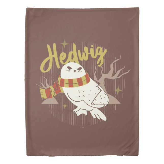 Hedwig Whimsical Forest Drawing Duvet Cover (Front)