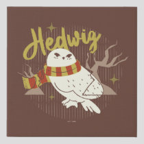 Hedwig Whimsical Forest Drawing Faux Canvas Print