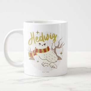 Hedwig Whimsical Forest Drawing Giant Coffee Mug