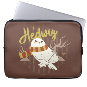 Hedwig Whimsical Forest Drawing Laptop Sleeve