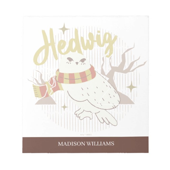 Hedwig Whimsical Forest Drawing Notepad (Front)