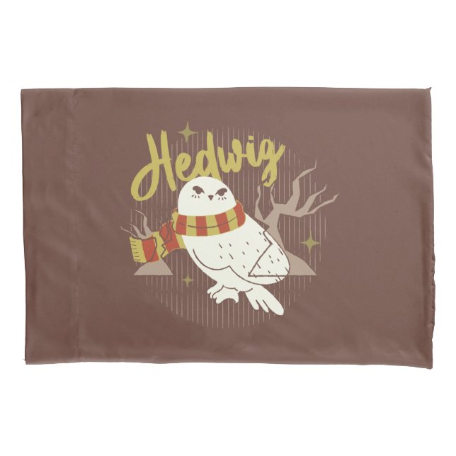 Hedwig Whimsical Forest Drawing Pillow Case (Front)