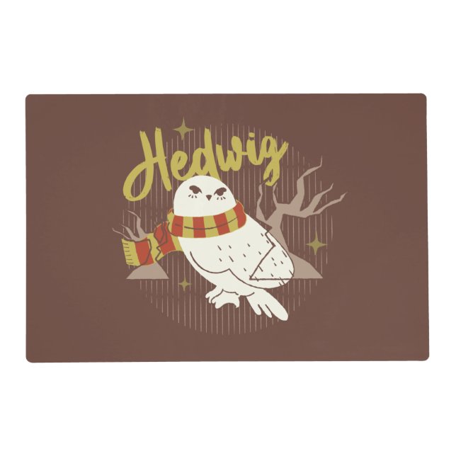 Hedwig Whimsical Forest Drawing Placemat (Front)