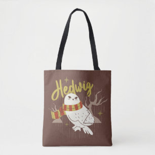 Hedwig Whimsical Forest Drawing Tote Bag