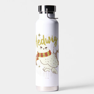 Hedwig Whimsical Forest Drawing Water Bottle