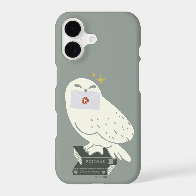 Hedwig With Letter Whimsical Drawing Case-Mate iPhone Case (Back)