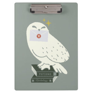 Hedwig With Letter Whimsical Drawing Clipboard