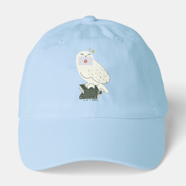Hedwig With Letter Whimsical Drawing Hat (Front)