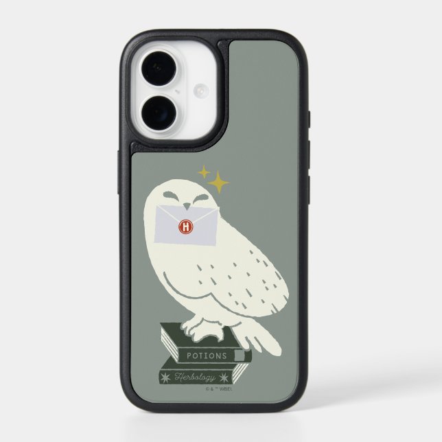 Hedwig With Letter Whimsical Drawing Otterbox iPhone Case (Back)