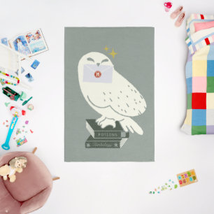 Hedwig With Letter Whimsical Drawing Rug