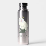 Hedwig With Letter Whimsical Drawing Water Bottle<br><div class="desc">Deliver a little magic with this charming Hedwig illustration inspired by the wizarding world. Perched atop a stack of spellbinding textbooks labeled Potions and Herbology, Hedwig proudly holds a sealed Hogwarts™ letter. The soft, minimalist style and muted tones give this design a cozy, storybook feel, while subtle sparkling accents add...</div>