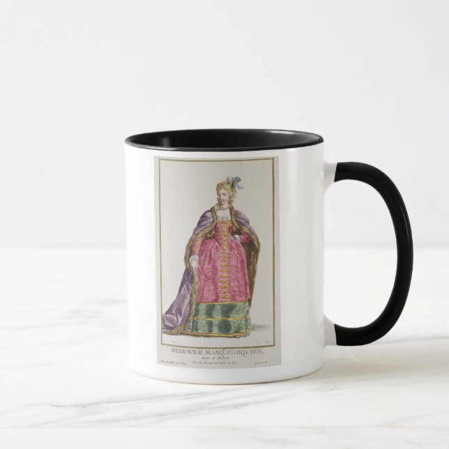 Hedwige, Marquise d'Arquien (1373-99) Queen of Pol Mug (Right)