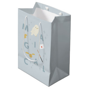 Hedwigh "Magical" Typography Graphic Medium Gift Bag