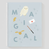 Hedwigh "Magical" Typography Graphic Notebook