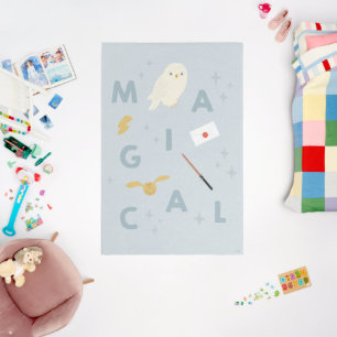 Hedwigh "Magical" Typography Graphic Rug