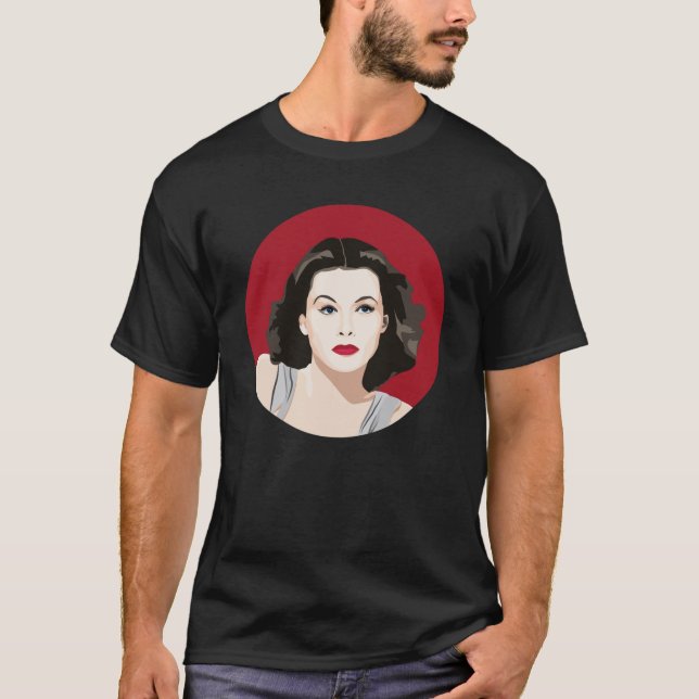Hedy Lamarr portrait   T-Shirt (Front)