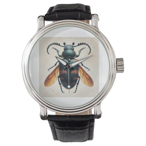 Hedypathes Beetle 280624IREF105 _ Watercolor Watch