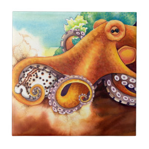 He'e and Cowry Ceramic Tile